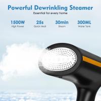 Vaporizador para Ropa 1500W, Vaporizador de Ropa para Casa, Oficina, Viaje, Vaporizador de Mano Portátil Actualizado 300ML Depósito de Agua de Gran Capacidad, Quita Arrugas,25s Calor Rápido Vaporizador de Mano para Ropa de Viaje Quita Arrugas de Tela para - details 6