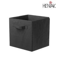 Caja de almacenamiento tela rigida plegable con asas solucion almacenaje salon dormitorio baño juguetes libros ropa color blanco negro rosa - details 9
