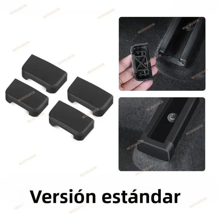 Tapa De Protección Para Ranura De Asiento Trasero Para Tesla Model 3 Model Y Cubierta De Goma Suave Accesorios Funcionales Para Interior Del Coche - 1