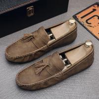 Zapatos Casuales Para Hombre En Cuero Ligeros Y Transpirables Mocasines Clásicos Para Conducir Y Caminar Comodidad SLIP-ON Para Primavera/Otoño - details 16