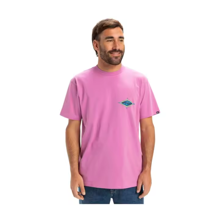 Camisetas marca Quiksilver modelo Eqyzt08046-Php0 para hombre en color violeta - 1