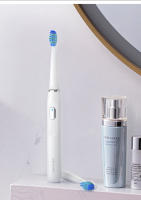 SEAGO Cepillo De Dientes Eléctrico Sonic Recargable Con 4 Modos Y 3 Cabezas De Repuesto Portátil Para Viajes Tiempo Inteligente De 2 Minutos Regalo Para Adultos - details 11
