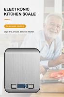 Báscula de cocina electrónica, capacidad de 5 kg, pantalla LCD, múltiples unidades, función de conteo (peso no incluido) - details 4