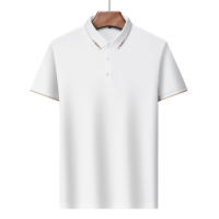 Camisa Polo De Algodón Para Hombre 2024 Estilo Casual Color Sólido Cómoda Y Transpirable Manga Corta Moda Verano Negocios Y Descanso - details 16