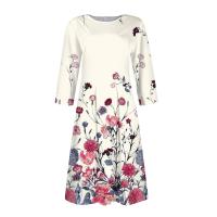 Vestido Para Mujer Traf 2024 De Manga 3/4 Casual Y Elegante Con Bolsillo Y Cierre Trasero Vestido Femenino De Organza Mid-calf Para Todas Las Temporadas - details 13