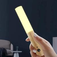 Luz De Noche Inteligente Inducción Corporal Humana LED Recargable Para Pasillo Armario Luz De Pared Del Baño Familiar Toilette - details 6