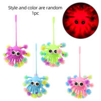 Bola De Pelo Luminosa Creativa Y Única Estilo Virus+Mariposa Juguete Para Niños Elástico Bola De Liberaón Brilla Al Aire - details 8