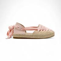 Calzados Soraia Sandalia Mujer Cuña Yute Espardeñas Planas con Lazos Moda Primavera y Verano Cómodas Elegantes Tendencia - details 14