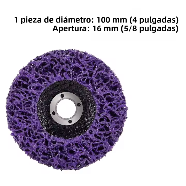 Discos De Estrás Polímero Para Limpieza Y Pintura Eliminador De Rusticidad Durable Para Motos Y Grindereos De Ángulo - 1