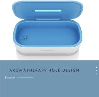 Caja desinfectante para teléfono UV, esterilizador portátil multifunción para teléfono celular con difusor de aroma, caja limpiadora para teléfono celular, joyas, relojes, anteojos - details 2