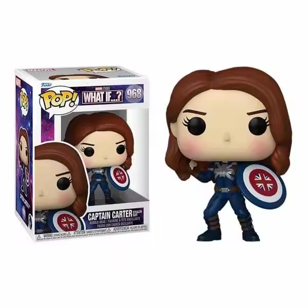 Funko Pop! Marvel What if?, Captain Carter Stealth Suit 968 - 1