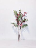 Rama De Pino Artificial Con Bayas Rojas Para Decoración De Navidad Y Año Nuevo Decoración De Hogar Para Fiesta De Primavera - details 2