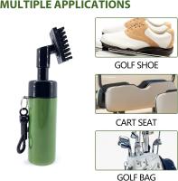 Golf Club Cleaner Brush, Green Golf Club Brush Groove Cleaner Kit de limpieza Golf Club, Limpiador profesional de pelotas de golf - details 4