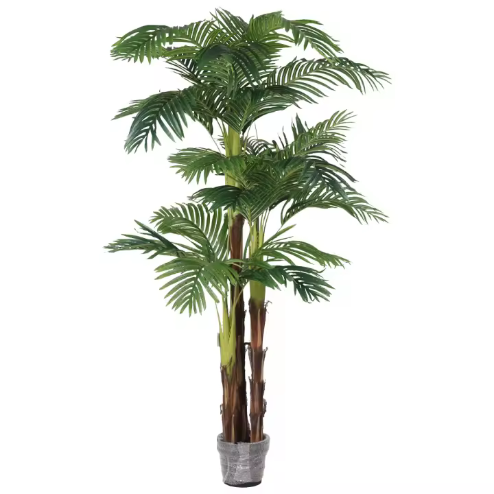 Poenia Arte Floral - Árbol Palma Areca Artificial 180cm - REF 631048 - Decoración Realista - 1