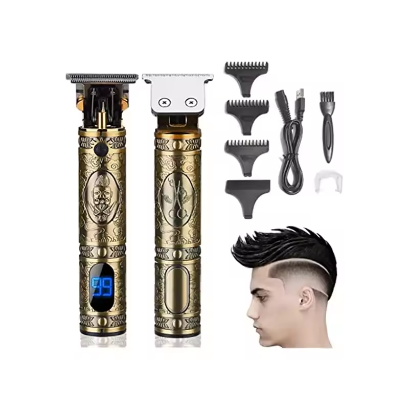 Máquina de Afeitar Eléctrica Recargable para Hombre, Cortadora de Pelo para Barba y Cabello, Barbero, maquinilla de afeitar, recortadora de barba. Envío desde España.