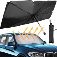 Parasol De Sol Para Coche Con Protección Solar Accesorios De Verano Para Ventanas Delanteras Plegable Tipo Paraguas - details 2