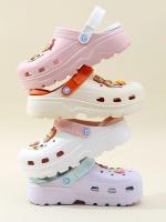 Sandalias De Verano Para Niñas Con Tacón Y Suela Gruesa Zapatillas De Hogar Y Jardín Transpirables Para Playa Zapatos Huecos - details 4