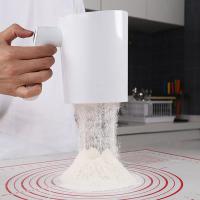 Taza De Escurridera De Harina Eléctrica De Acero Inoxidable 1L Herramienta De Pastelería Para Azúcar En Polvo Y Pasteles - details 1