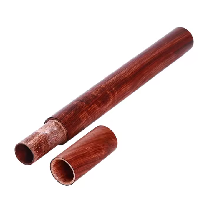 Porta Varias Incienso De Madera Natural Soporte Para Incienso Tubo Caja De Almacenamiento De Madera Rosa Para Hogar Y Salud - 1