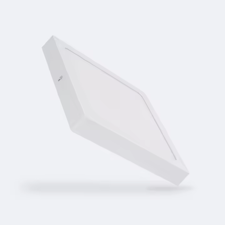 Ledkia Plafón LED 24W Cuadrado Aluminio 300x300 mm Regulable Dim To Warm Blanco - 1