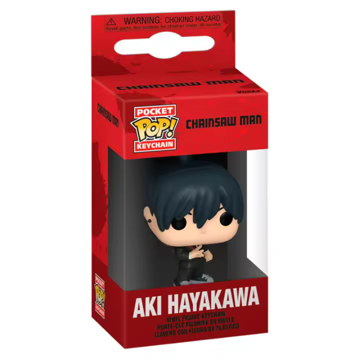 Llavero Pocket POP Chainsaw Man Aki HayakawaFigura  Coleccionable - Idea de Regalo- Mercancia Oficial - Juguetes para Niños y Adultos - Movies Fans - Muñeco para Coleccionistas y Exposición - 1