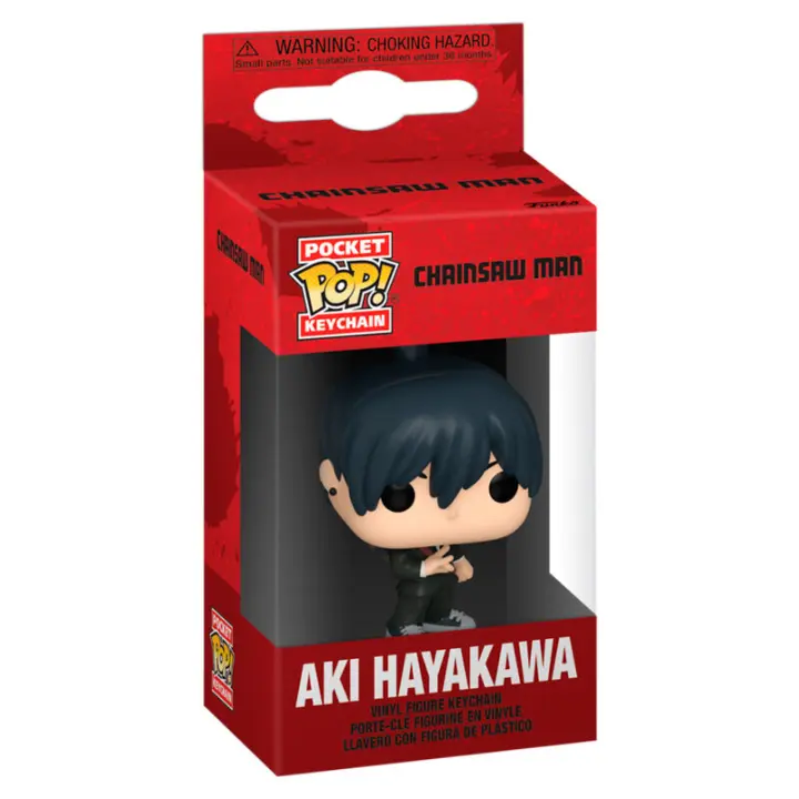 Llavero Pocket POP Chainsaw Man Aki HayakawaFigura  Coleccionable - Idea de Regalo- Mercancia Oficial - Juguetes para Niños y Adultos - Movies Fans - Muñeco para Coleccionistas y Exposición - 1