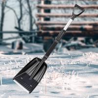Shovel De Nieve Multifuncional Accesorios De Invierno Para Coche Retráctil Y Desmontable Escarificador Para Jardín Playa Camiones SUVs - details 1