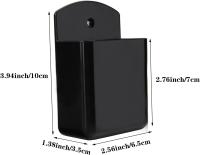 Pack of 2 Self Adhesive TV Air Conditioner Remote Control Holder Wall Mount Storage Box Organizer - details 0