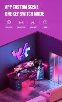 Lámpara De Pared Hexagonal Inteligente RGB Luz Nocturna Cambiante Para Ambiente DIY Forma Música Rítmica Control APP Para Game Room Dormitorio - details 1