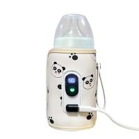 Calentador Portátil De Leche Para Bebé Con Pantalla Digital Y USB Funda Calefactor Universal Para Botella De Amamantamiento - details 21