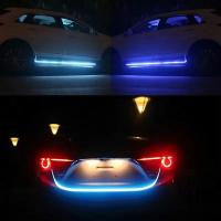 1PCS Barra De Luz Decorativa LED Dinámica Para Capó De Coche Universal Guía Y Adorno Luz De Conducción Automática Barra De Luces Del Parachoques - details 2