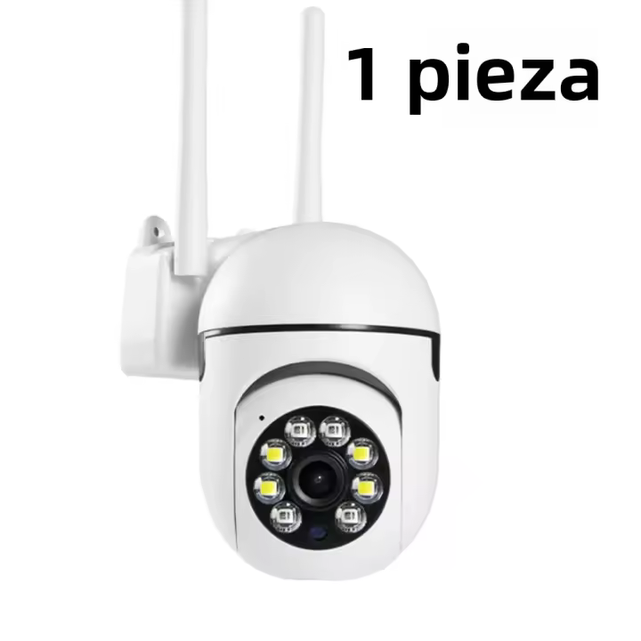 Cámara De Seguridad IP PTZ Ultra HD 4K 8MP Wifi H.265 Con Seguimiento Automático Zoom Digital 5x Detección De Movimiento AI Visión Nocturna Color - 1