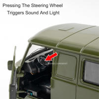 Modelo De Coche Escala 1:18 UAZ Viajero De Rusia Juguete De Aleación De Metal Simulación Con Sonido Y Luz Regalos Para Niños - details 5