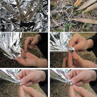 Manta Térmica Impermeable Y Viento Para Supervivencia En Exteriores Kit De Rescate Militar Primeros Auxilios Para Camping Y Senderismo - details 5