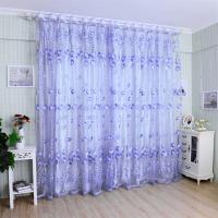 Cortinas De Tulipán Para Sala De Estar Y Dormitorio Partition Floral Puerta Cocina Modernas Simplicidad Decoración Hogar - details 2