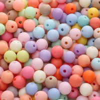 Todas Las Tallas Disponibles (6/8/10/12/14/16mm) De Bolas De Acrílico Mate Para Joyería DIY Macaroon Spacer Beads Para Pulseras Collares Y Aretes - details 1