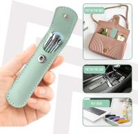 6 piezas de acero inoxidable cuchara de oído limpiador de cera de oído, juego de removedor de cera de oído reutilizable para uso personal y doméstico Herramientas de limpieza de oído (verde) - details 3