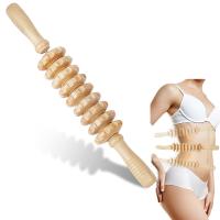 Rodillo De Masaje De Madera Manual Para El Alivio De La Contractura Muscular Y La Circulación Sanguínea Mejora La Relajación Y Elimina La Celulitis - details 5