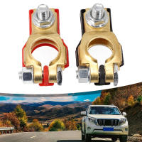 Conector De Terminal De Batería De Coche 2pcs Cable De Cable Para Batería Universal 12V 24V Positivo+Negativo Placas De Batería - details 1