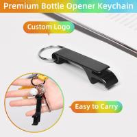 20Pcs Abrebotellas Portátil De Aluminio Con Llavero Para Ceremonias De Boda Y Fiestas Abrebotellas De Bebida Para Cerveza Y Soda - details 0