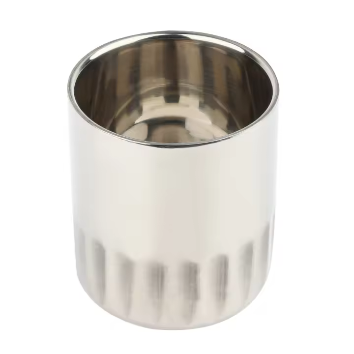 Taza de acero inoxidable de doble capa de 180 ml, taza para té, agua, cerveza, café, taza para el hogar - 1