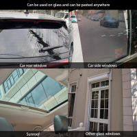 2pcs Pegatinas De Ventanas De Coche Electrostáticas Protector UV Y Temperatura Adhesivas Para Casa Accesorios De Auto - details 4