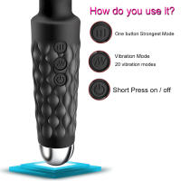 Vibrador Para Mujer Potente Con Estimulación G-Spot Y Clitoral Juguete Sexual Para Masturbación Femenina De 20 Velocidades Material De Silicona - details 7