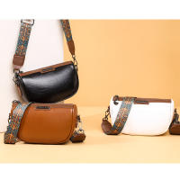 Bolso de cuero Genuino de Cera de cuero para Mujer, Bandolera Vintage de cuero de Vaca, Color sólido - details 2