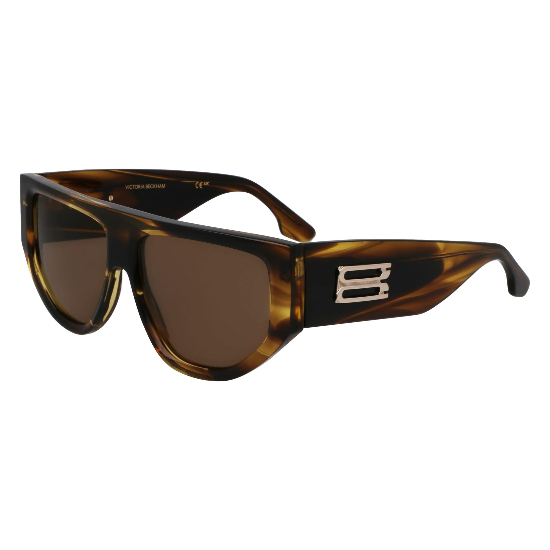 Victoria Beckham Gafas de Sol VB676S 318 STRIPED KHAKI 55/14/145 Mujer