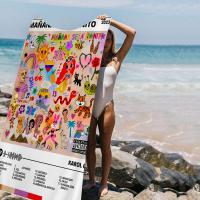 Toalla De Playa Microfibra Grande Karol G Manana Sera Bonito Toalla Rápida Para Piscina Yoga Viajes Absorbente Y Suave Tamaño 76x182 Cm - details 6
