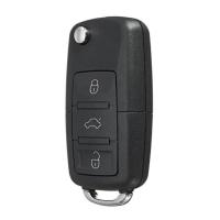 Carcasa De Llave Remota Para Coche Volkswagen Carcasa Plegable De Plástico Para Llave De Compartment Con Anillo Para Guardar Llave Secreta - details 12