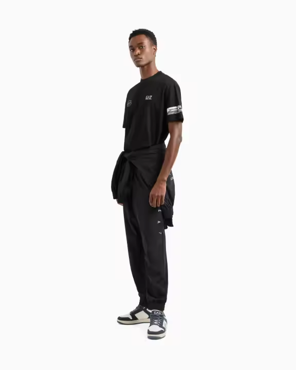 Camiseta Manga Corta Men Armani 302 V25 Negro Amccmv2502Ad - 1