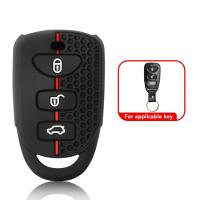 Funda De Llave De Coche En Silicona Para Hyundai Kia Elantra Sonata Accent Tucson Santa FE Carens 2007-2011 Protección Duradera - details 1