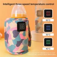 Bolsa Aislada Para Bebés Calentador De Botella De Leche USB Para Viajes Y Carritos De Bebé Seguro Para Exteriores Invierno Tamaño 120-160ml - details 2